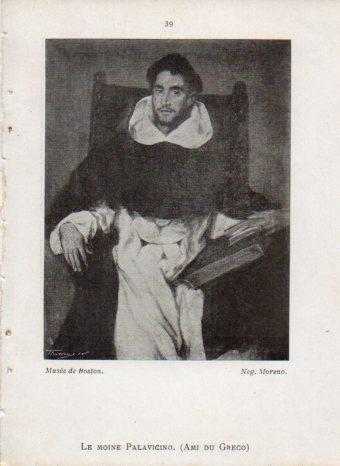 LAMINA V43009: Le moine Palavicino par Le Greco