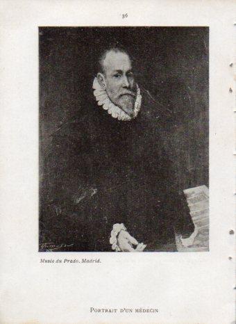 LAMINA V43007: Portrait d'un medecin par Le Greco