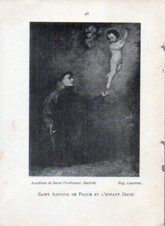 LAMINA V42988: Saint Antoine de Padue et l'Enfant par Ribera