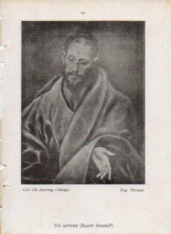 LAMINA V43000: Saint Andre par Le Greco