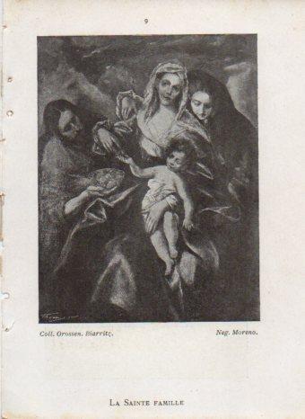 LAMINA V42994: La Sainte Famille par Le Greco