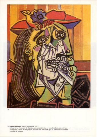 LAMINA V43123: Picasso. Dona plorant