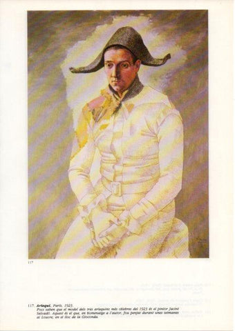 LAMINA V43118: Picasso. Arlequi