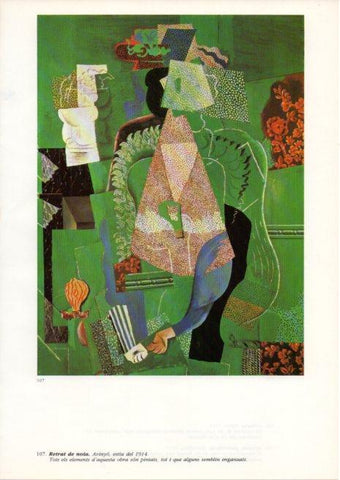 LAMINA V43114: Picasso. Retrat de noia