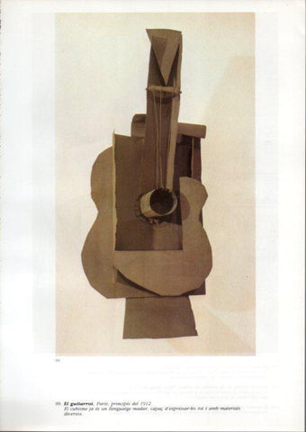 LAMINA V43111: Picasso. El gitarrot