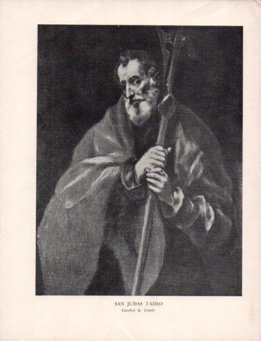 LAMINA V43153: El Greco. San Judas Tadeo