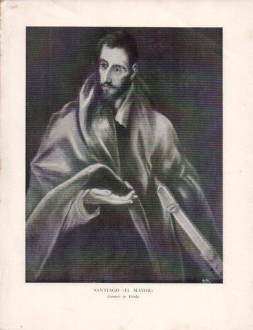 LAMINA V43151: El Greco. Santiago el Mayor