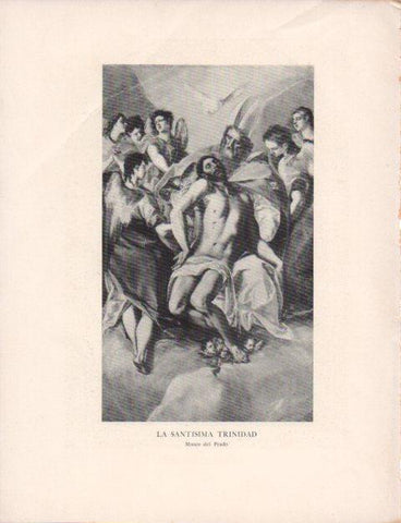LAMINA V43132: El Greco. La Santisima Trinidad