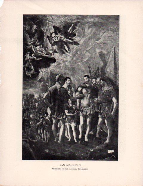 LAMINA V43136: El Greco. San Mauricio
