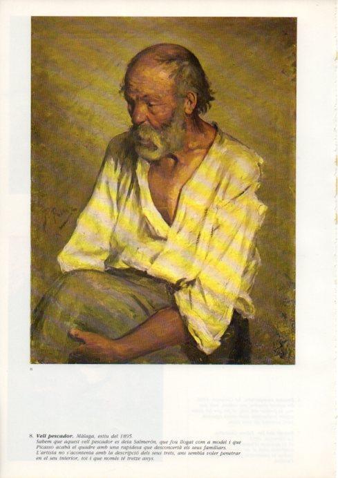 LAMINA V43080: Picasso. Vell pescador