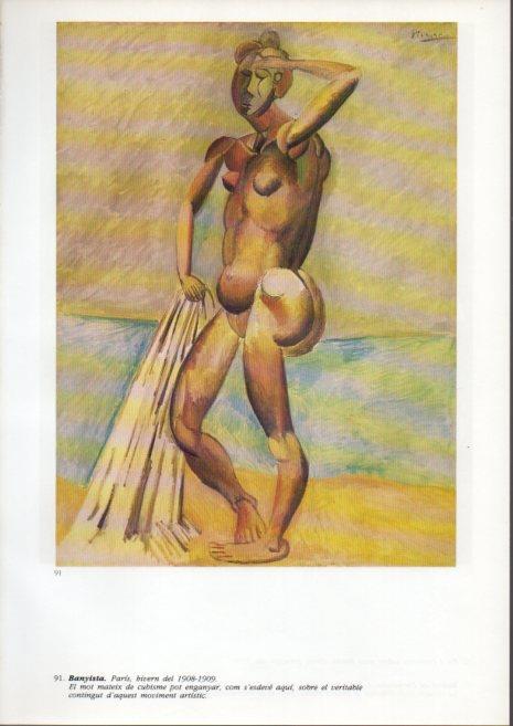 LAMINA V43107: Picasso. Banyista