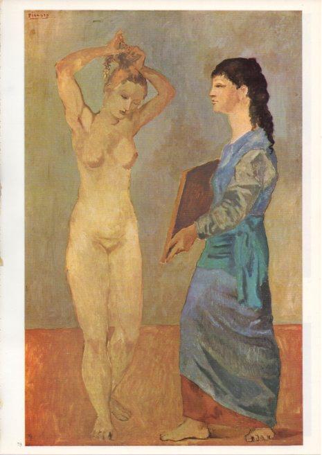 LAMINA V43100: Picasso. La toaleta