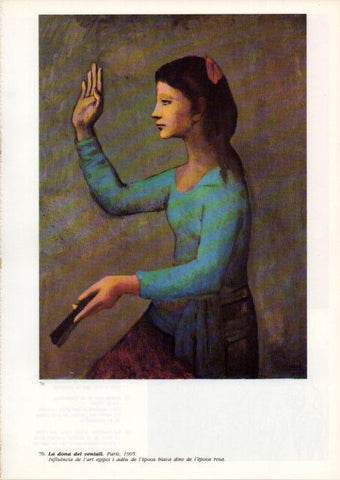 LAMINA V43099: Picasso. La dona del ventall