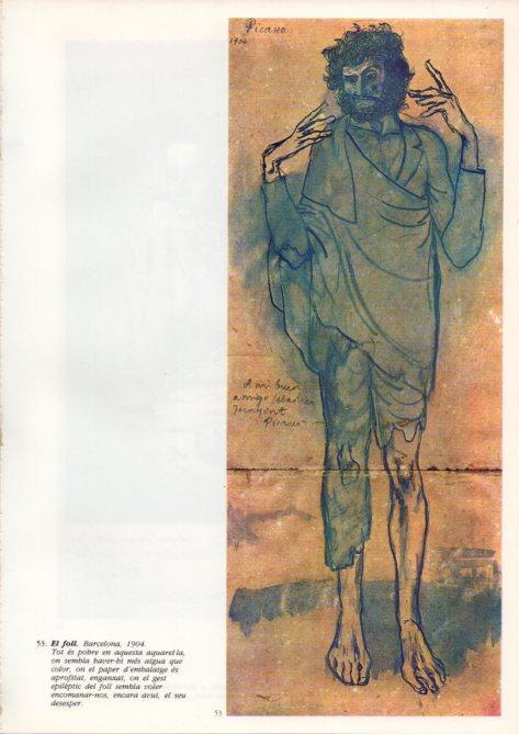 LAMINA V43093: Picasso. El foll