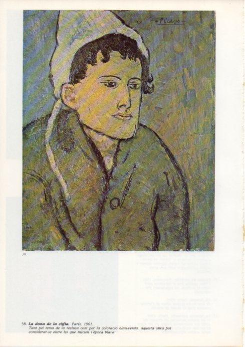 LAMINA V43087: Picasso. La dona de la cofia