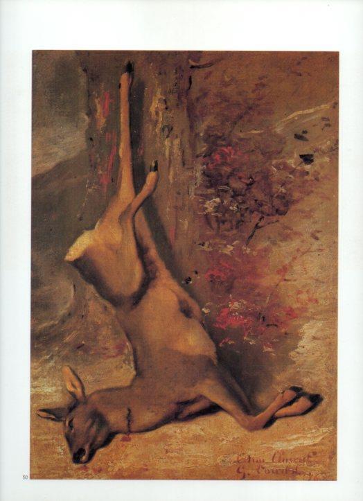 LAMINA V43347: El corzo por Courbet