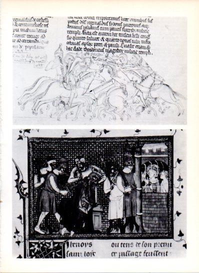 LAMINA V43526: Capitulacion de Luis IX en la batalla de Al-Mansura manuscrito