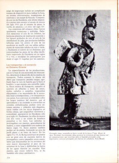 LAMINA V43543: Estatuilla porteador chino epoca T'ang
