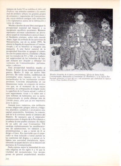 LAMINA V43490: Constantino IX mosaico iglesia Santa Sofia