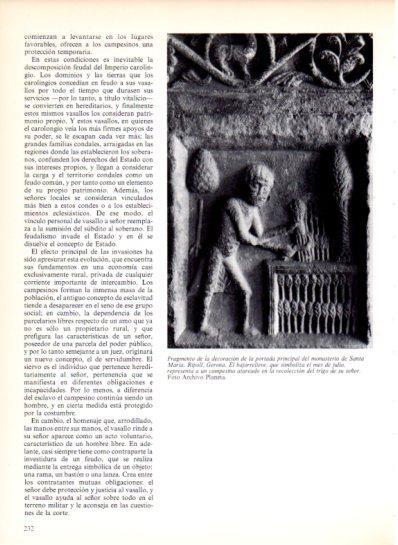 LAMINA V43499: Mes de Julio bajorrelieve Monasterio de Santa Maria, Ripoll