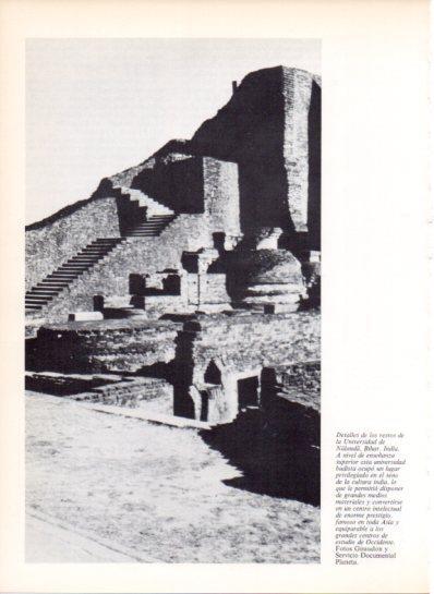 LAMINA V43606: Restos Universidad de Nalanda, India
