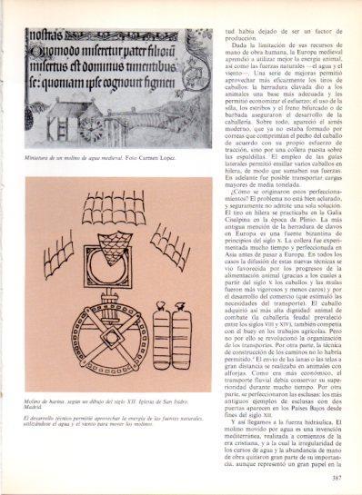 LAMINA V43567: Molinos medievales de harina y agua 