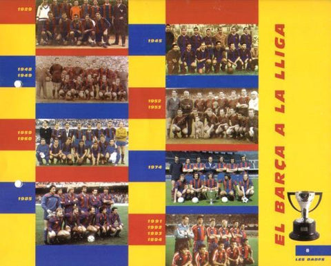 LAMINA V43403: F.C. Barcelona equips guanyadors Lliga. El Gran album del Barça