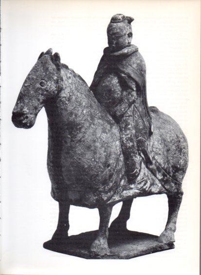 LAMINA V43409: Guerrero a caballo epoca de las Seis Dinastias