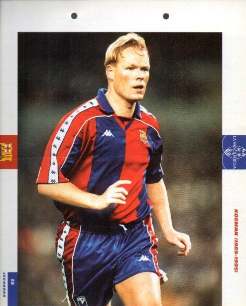LAMINA V43349: Koeman F.C. Barcelona. El Gran album del Barça