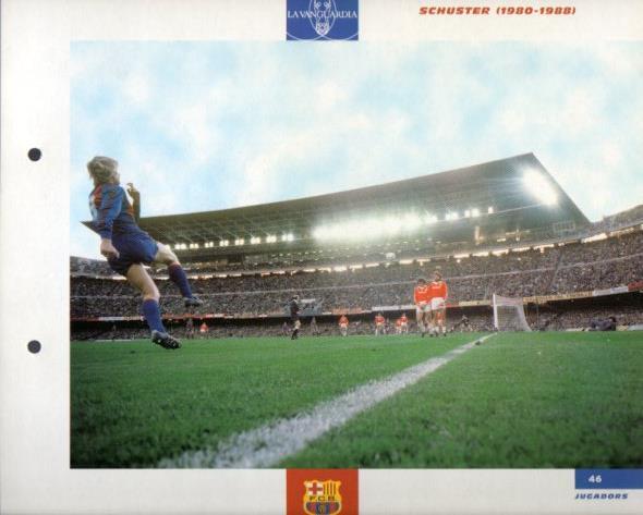 LAMINA V43358: Schuster F.C. Barcelona. El Gran album del Barça