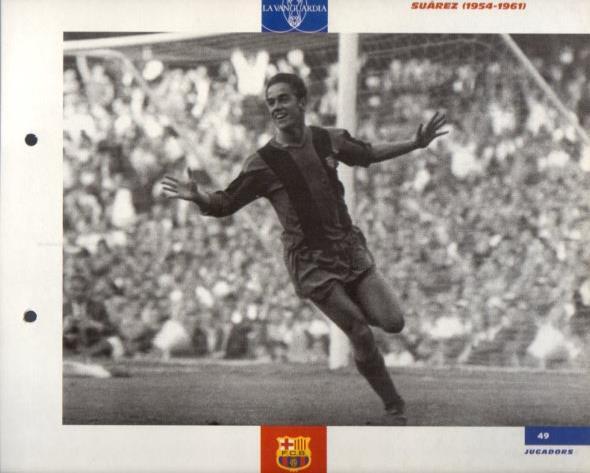LAMINA V43360: Suarez F.C. Barcelona. El Gran album del Barça