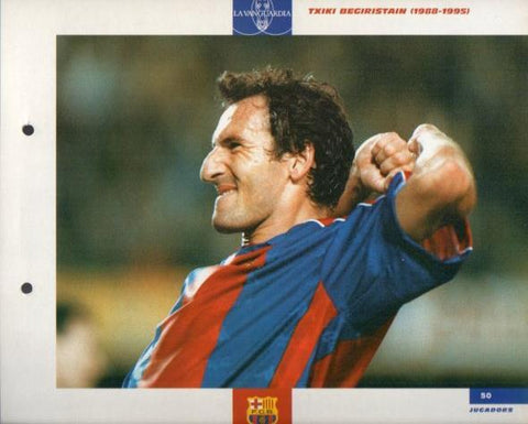 LAMINA V43361: Begiristain F.C. Barcelona. El Gran album del Barça