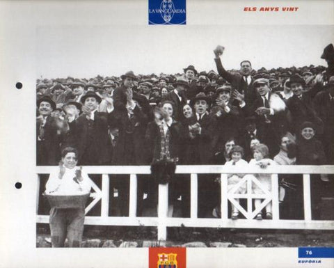 LAMINA V43379: F.C. Barcelona les grades els anys 20. El Gran album del Barça