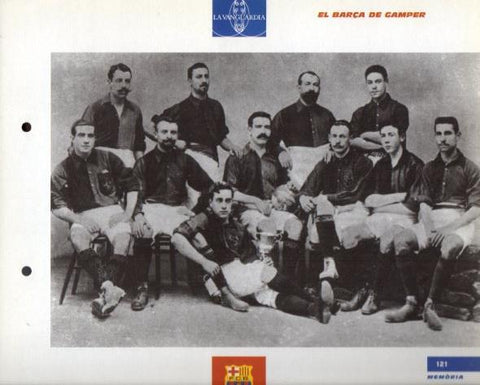 LAMINA V43366: F.C. Barcelona. Equipo del Gamper 1903. El Gran album del Barça