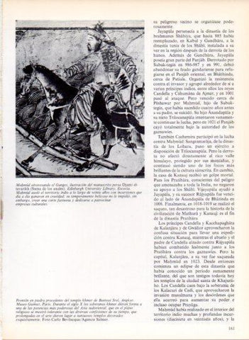 LAMINA V43463: Mahmud atravesando en Ganges, manuscrito persa Djami