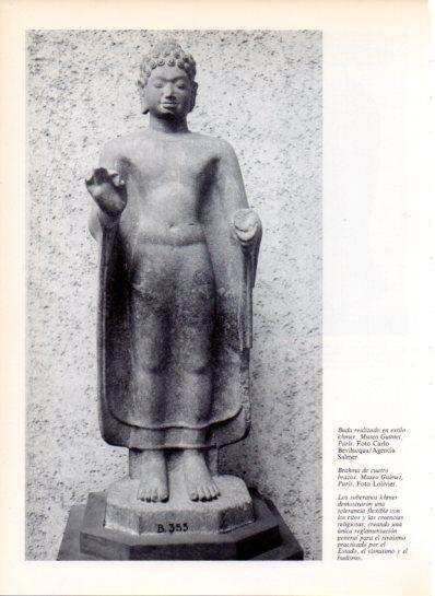 LAMINA V43465: Buda estido khmer, Museo Guimet