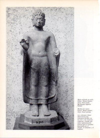 LAMINA V43465: Buda estido khmer, Museo Guimet
