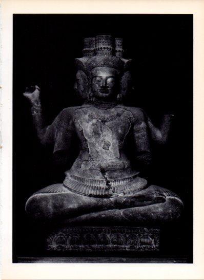 LAMINA V43466: Brahma de cuatro brazos, Museo Guimet