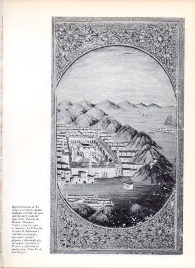 LAMINA V43469: Representacion de La Meca, Coran del siglo XIX