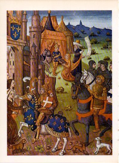 LAMINA V43477: Alegoria sobre la gloria de Carlomagno