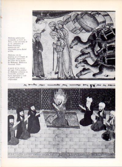 LAMINA V43468: Mahoma adolescente manuscrito persa de Rasid al-Din