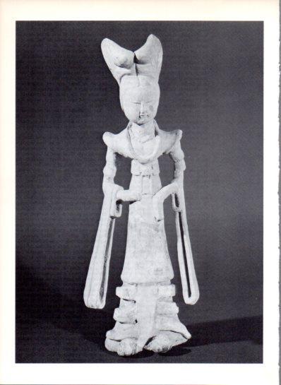 LAMINA V43450: Dama de corte terracota epoca Sonei