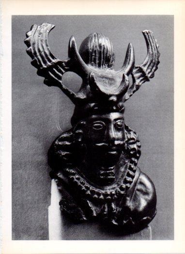 LAMINA V43419: Busto de una rey sasanida