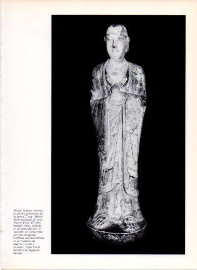 LAMINA V43429: Monje budista de la epoca T'ang
