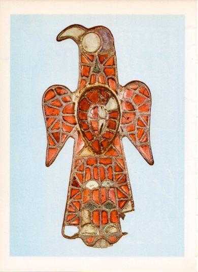 LAMINA V43434: Fibula visigoda en forma de aguila