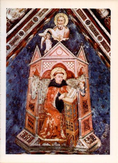 LAMINA V43443: San Gregorio pintura siglo XIV, Subiaco