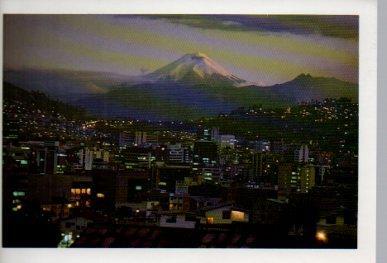 POSTAL PV12167: Quito al anochecer