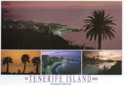 POSTAL PV12175: Atardecer en Puerto de la Cruz