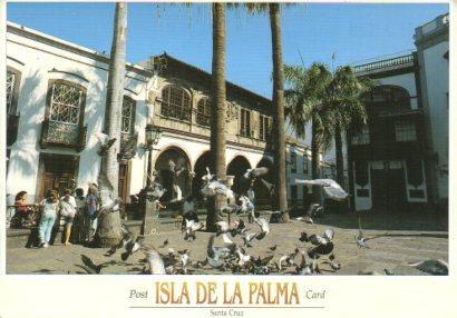 POSTAL PV12188: Plaza de España, Isla de la Palma