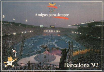 POSTAL PV12181: Ceremonia de Inaguracion Barcelona 92